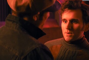 Harry Melling gay scenes in Please Baby Please