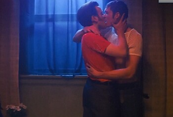 Harry Melling gay scenes in Please Baby Please