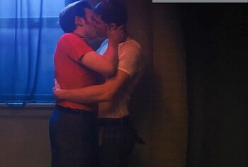 Harry Melling gay scenes in Please Baby Please
