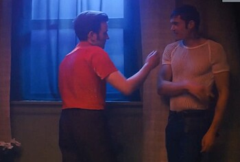 Harry Melling gay scenes in Please Baby Please
