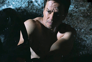 Mark Wahlberg Shirtless in Play Dirty