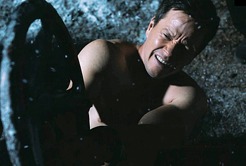 Mark Wahlberg Shirtless in Play Dirty