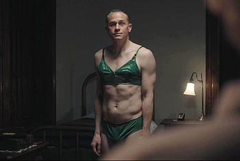 Charlie Hunnam bulge in Monster The Ed Gein Story