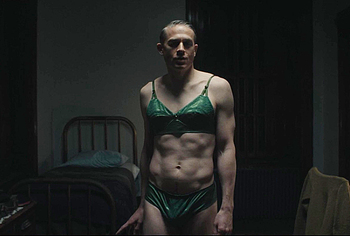 Charlie Hunnam bulge in Monster The Ed Gein Story