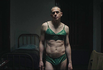 Charlie Hunnam bulge in Monster The Ed Gein Story