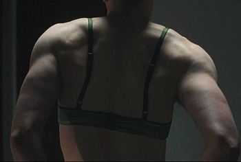 Charlie Hunnam bulge in Monster The Ed Gein Story