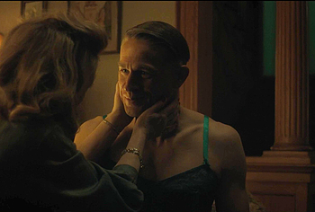 Charlie Hunnam bulge in Monster The Ed Gein Story