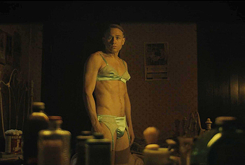 Charlie Hunnam bulge in Monster The Ed Gein Story
