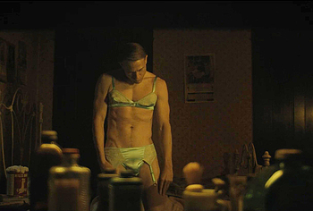 Charlie Hunnam bulge in Monster The Ed Gein Story