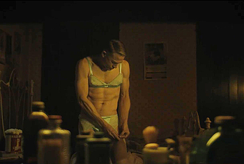 Charlie Hunnam bulge in Monster The Ed Gein Story