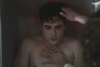 Dacre Montgomery naked in Went Up the Hill