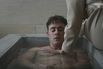 Dacre Montgomery naked in Went Up the Hill