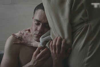 Dacre Montgomery naked in Went Up the Hill