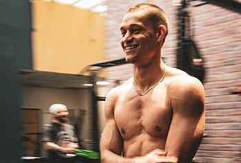 Tyriq Withers shirtless