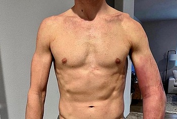 Cameron McAdoo shirtless