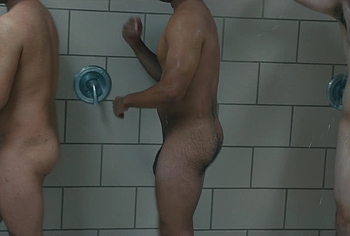 Miles Heizer nude shower in Boots