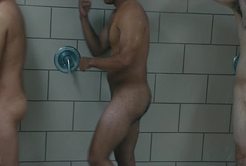 Miles Heizer nude shower in Boots