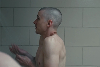 Miles Heizer nude shower in Boots