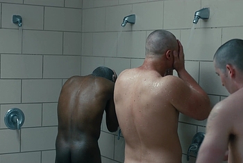 Miles Heizer nude shower in Boots