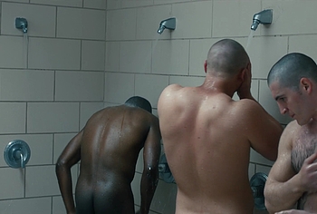 Miles Heizer nude shower in Boots