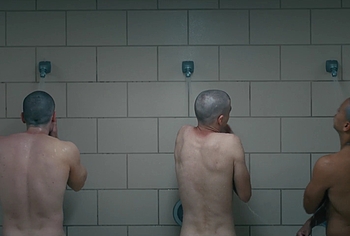 Miles Heizer nude shower in Boots