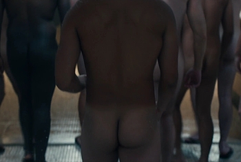 Miles Heizer nude shower in Boots