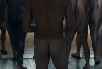 Miles Heizer nude shower in Boots