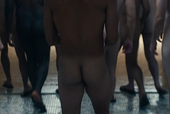 Miles Heizer nude shower in Boots