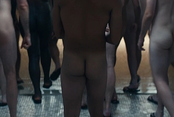 Miles Heizer nude shower in Boots