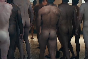 Miles Heizer nude shower in Boots