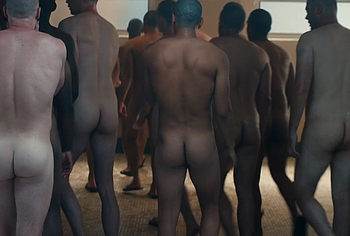 Miles Heizer nude shower in Boots