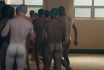 Miles Heizer nude shower in Boots