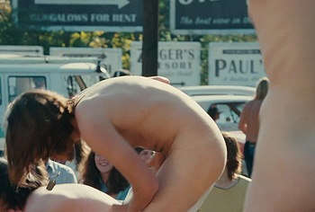 Zachary Booth nude in Taking Woodstock