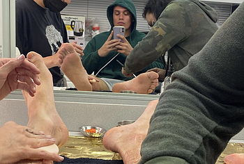 Nicholas Galitzine feet