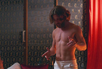 Daniel Webber shirtless