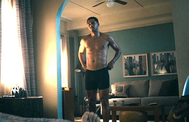 Elliot Knight shirtless