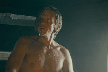 Gustaf Skarsgrd naked in To Cook a Bear