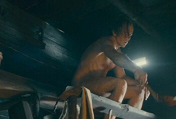 Gustaf Skarsgrd naked in To Cook a Bear