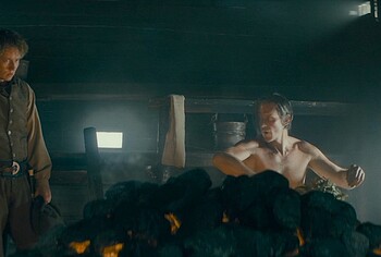 Gustaf Skarsgrd naked in To Cook a Bear