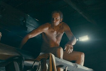 Gustaf Skarsgrd naked in To Cook a Bear