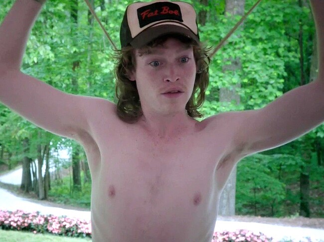 Caleb Landry Jones nude torso