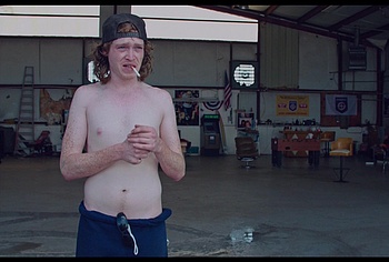 Caleb Landry Jones shirtless