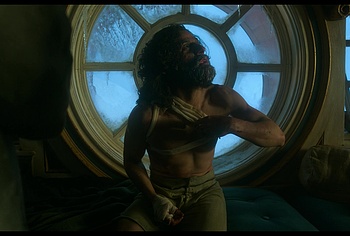 Oscar Isaac nude in Frankenstein