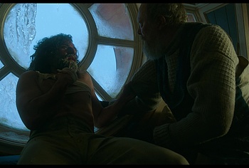 Oscar Isaac nude in Frankenstein