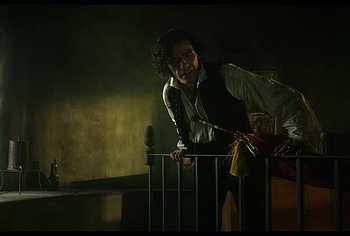 Oscar Isaac nude in Frankenstein