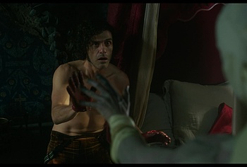 Oscar Isaac nude in Frankenstein