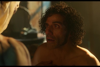 Oscar Isaac nude in Frankenstein