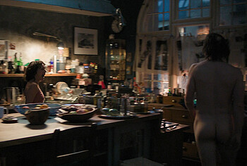 Lars Eidinger Frontal Nude in The Light