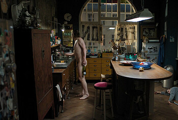 Lars Eidinger Frontal Nude in The Light