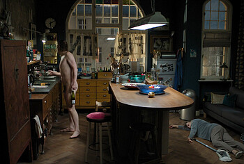 Lars Eidinger Frontal Nude in The Light